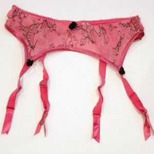 MADE BY NIKI ENGLAND Barbie Pink GARTER Belt